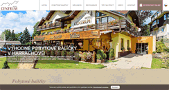 Desktop Screenshot of hotel-centrum-harrachov.cz